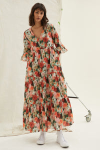 Maxi dress made in Liberty Tana Lawn, Made in England