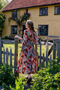 Maxi dress made in Liberty Tana Lawn, Made in England