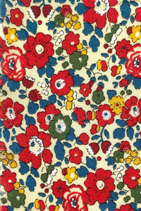 Vintage Floral Cotton Scooped Devon Dress